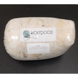 NEW Kondoos Raw Sheep Wool Natural Color Undyed 1 lb. for Stuffing Spinning Felt